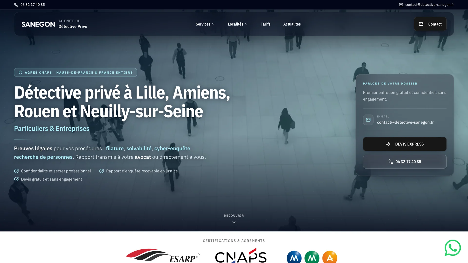 Sanegon : du WordPress existant à une refonte Next.js
