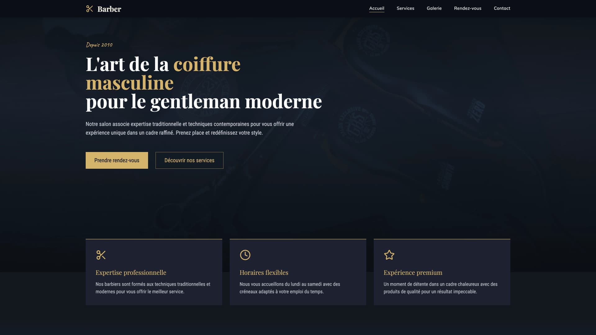 Template Barbershop - Image 1 sur 6