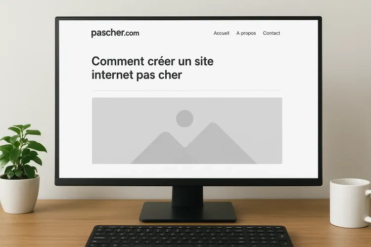 site web pas cher